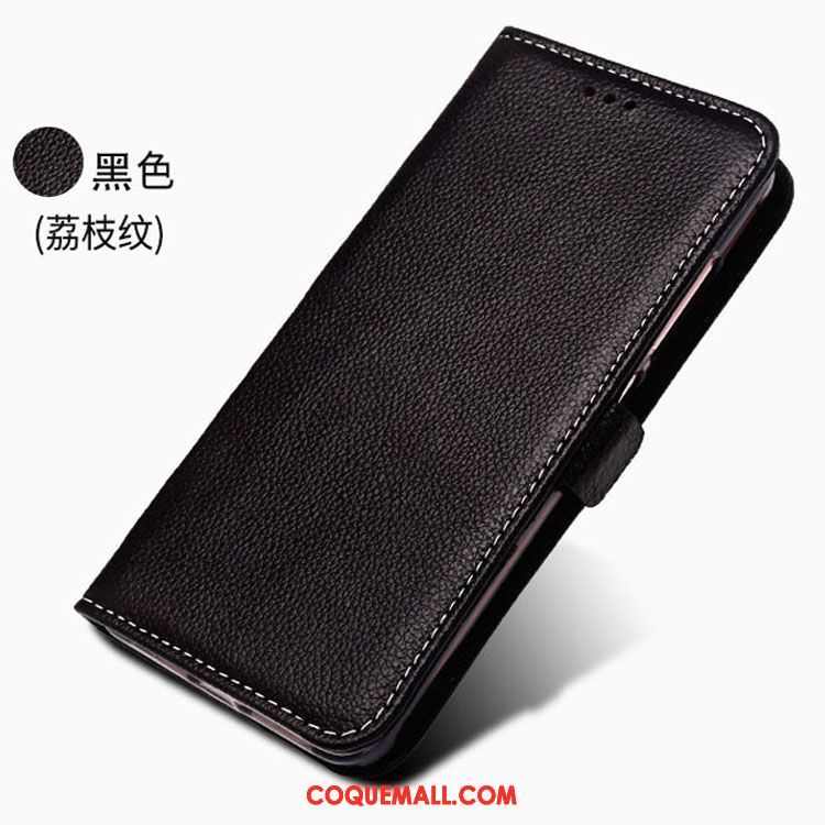 Étui Oppo F7 Support Cuir Véritable Étui En Cuir, Coque Oppo F7 Incassable Tout Compris