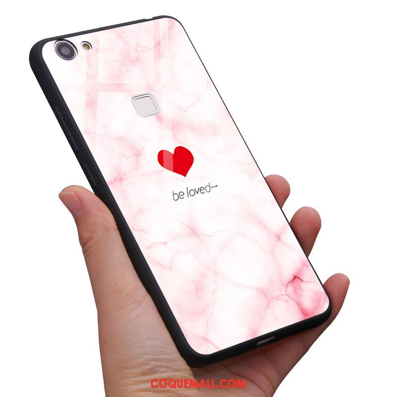 Étui Oppo F7 Tout Compris Silicone Rose, Coque Oppo F7 Personnalisé Protection