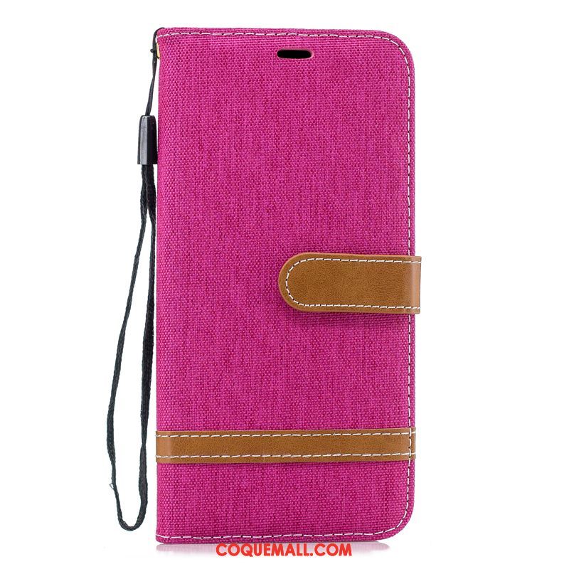 Étui Oppo F7 Youth Clair Personnalité Violet, Coque Oppo F7 Youth Téléphone Portable En Denim