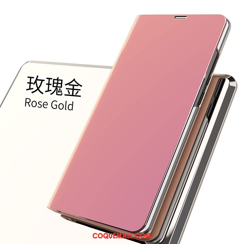 Étui Oppo F7 Youth Miroir Or Téléphone Portable, Coque Oppo F7 Youth Protection Placage