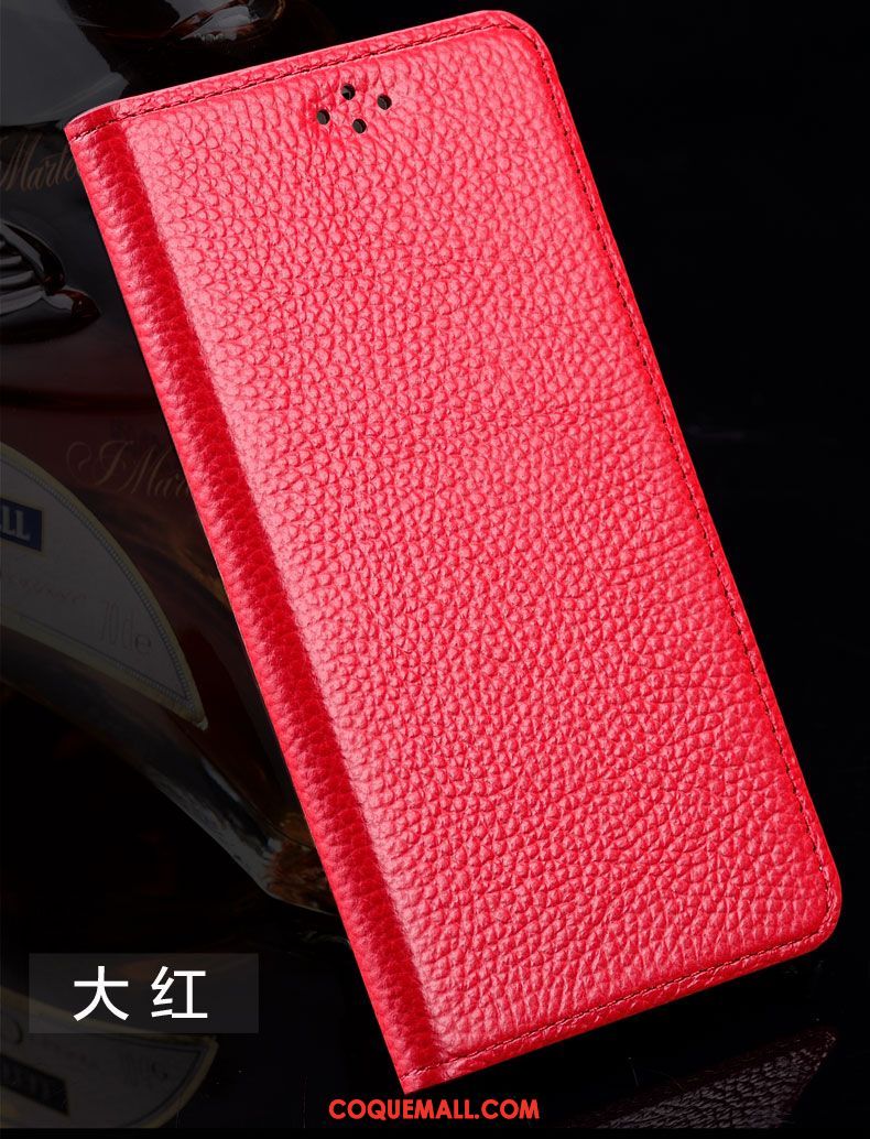 Étui Oppo F7 Youth Protection Incassable Étui En Cuir, Coque Oppo F7 Youth Téléphone Portable Clamshell Braun