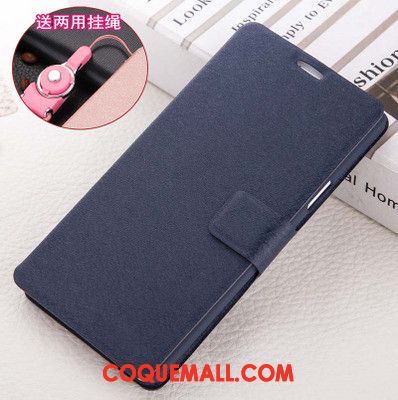 Étui Oppo F7 Youth Protection Téléphone Portable Étui En Cuir, Coque Oppo F7 Youth Bleu Marin Ornements Suspendus