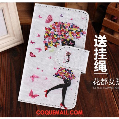 Étui Oppo F7 Étui En Cuir Charmant Dessin Animé, Coque Oppo F7 Simple Téléphone Portable