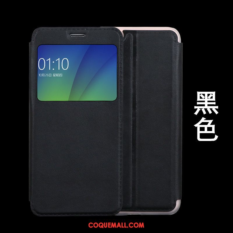 Étui Oppo F7 Étui En Cuir Personnalité Clamshell, Coque Oppo F7 Téléphone Portable Incassable