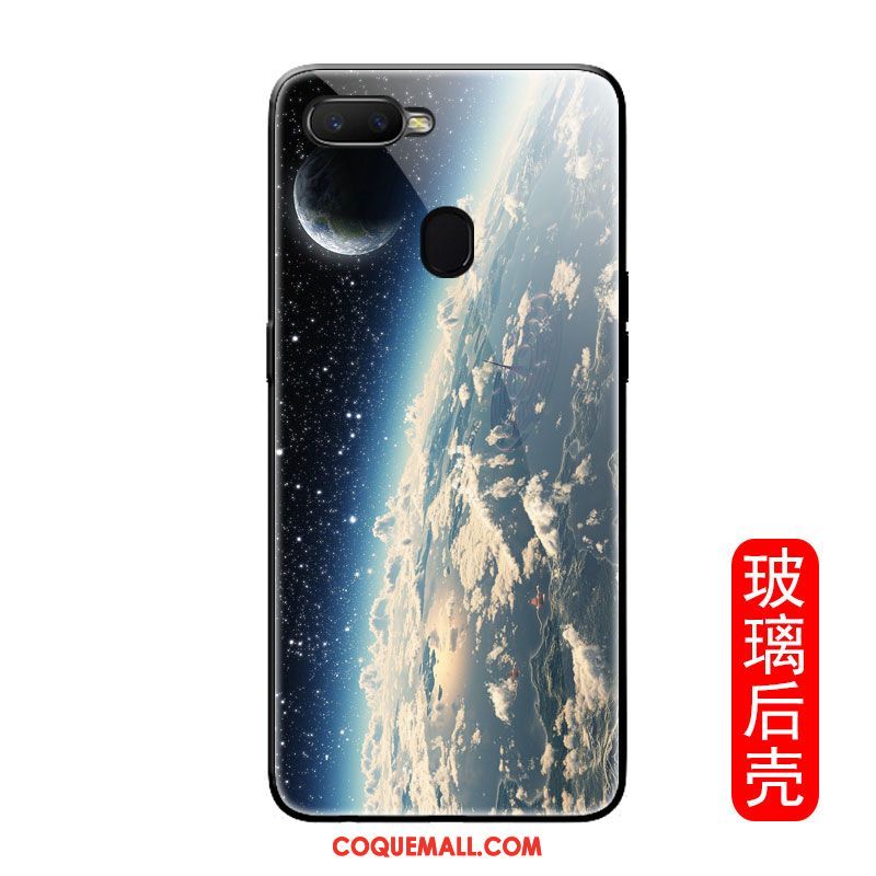 Étui Oppo F9 Camouflage Tout Compris Silicone, Coque Oppo F9 Verre Tendance