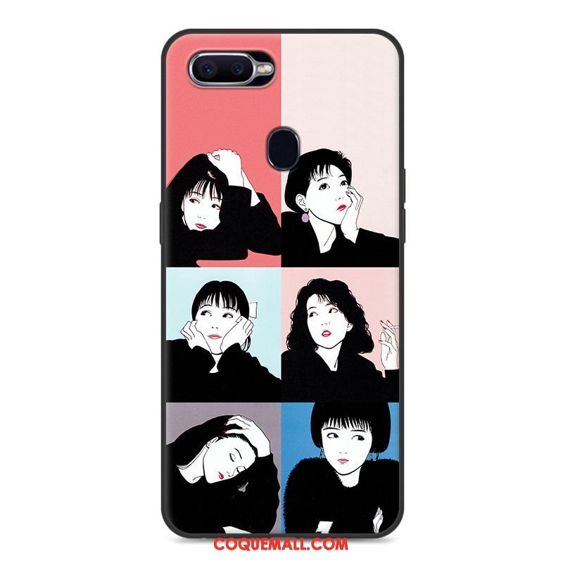 Étui Oppo F9 Dessin Animé Tout Compris Personnalité, Coque Oppo F9 Protection Créatif