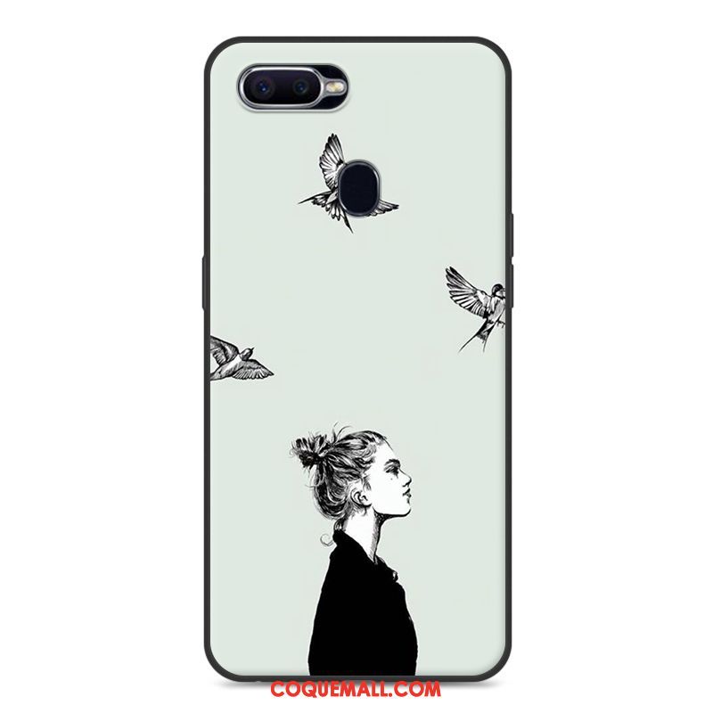 Étui Oppo F9 Dessin Animé Tout Compris Personnalité, Coque Oppo F9 Protection Créatif