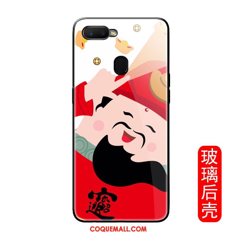 Étui Oppo F9 Dieu De La Richesse Richesse Nouveau, Coque Oppo F9 Chat Rouge