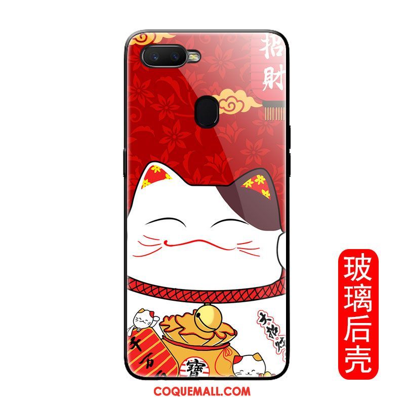 Étui Oppo F9 Dieu De La Richesse Richesse Nouveau, Coque Oppo F9 Chat Rouge