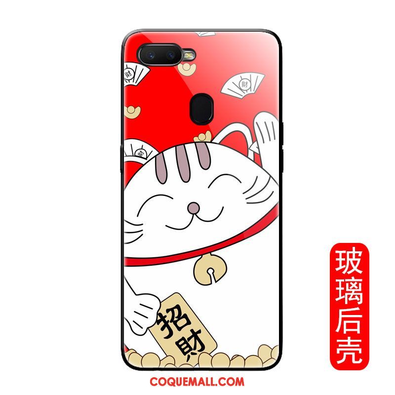 Étui Oppo F9 Dieu De La Richesse Richesse Nouveau, Coque Oppo F9 Chat Rouge