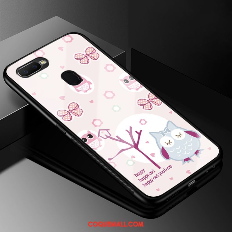 Étui Oppo F9 Fluide Doux Silicone Dessin Animé, Coque Oppo F9 Simple Téléphone Portable