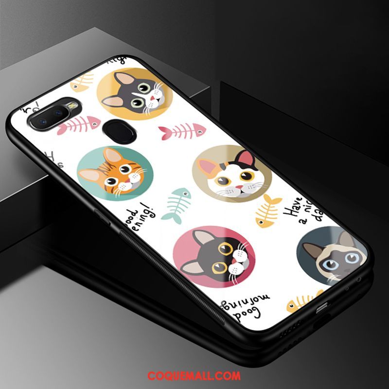 Étui Oppo F9 Fluide Doux Silicone Dessin Animé, Coque Oppo F9 Simple Téléphone Portable