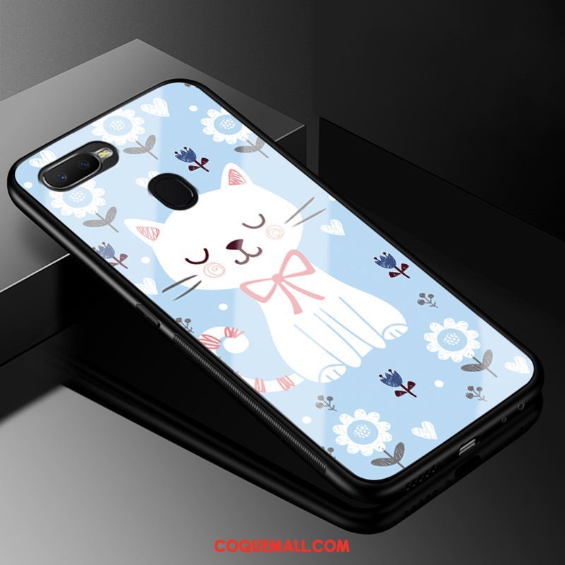 Étui Oppo F9 Fluide Doux Silicone Dessin Animé, Coque Oppo F9 Simple Téléphone Portable