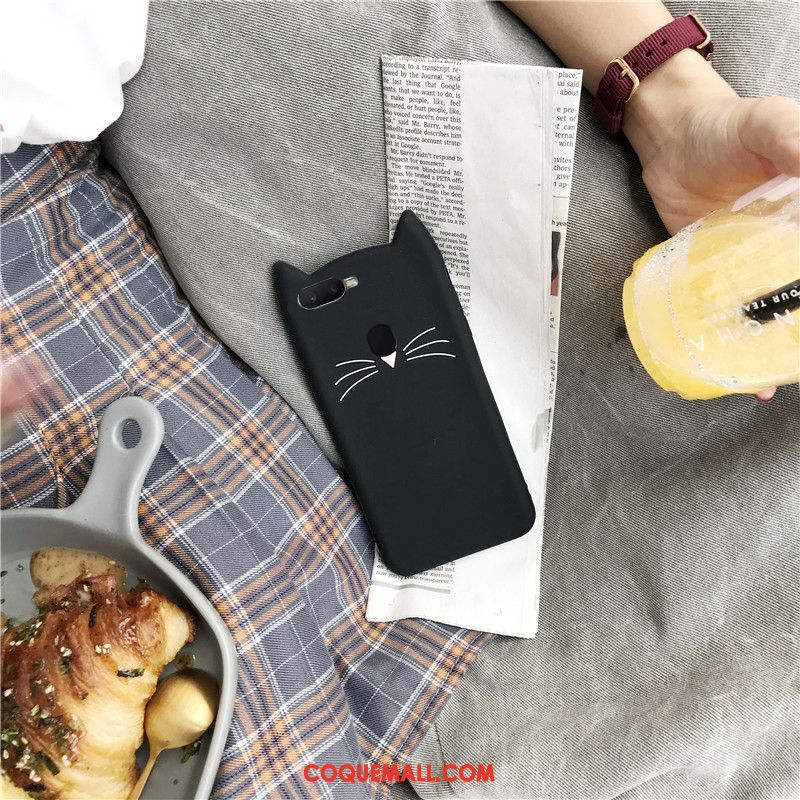 Étui Oppo F9 Incassable Charmant Fluide Doux, Coque Oppo F9 Téléphone Portable Blanc
