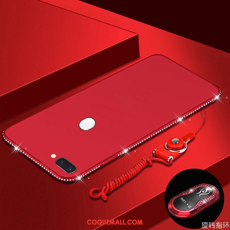 Étui Oppo F9 Incruster Strass Téléphone Portable Tout Compris, Coque Oppo F9 Silicone Anneau
