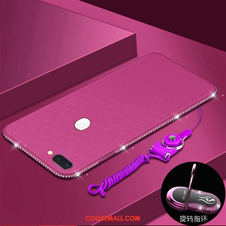 Étui Oppo F9 Incruster Strass Téléphone Portable Tout Compris, Coque Oppo F9 Silicone Anneau