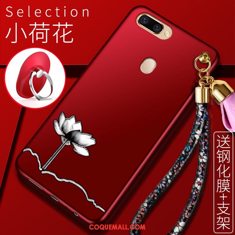 Étui Oppo F9 Nouveau Protection Marque De Tendance, Coque Oppo F9 Délavé En Daim Fleur