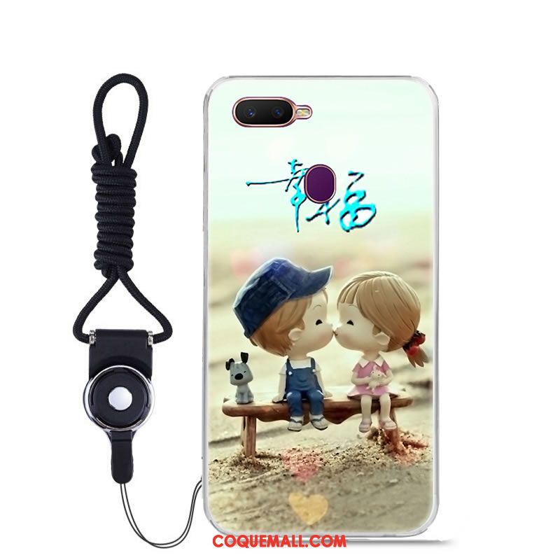 Étui Oppo F9 Personnalisé Tout Compris Fluide Doux, Coque Oppo F9 Téléphone Portable Dessin Animé