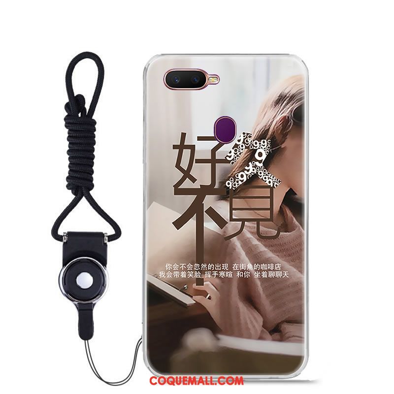 Étui Oppo F9 Personnalisé Tout Compris Fluide Doux, Coque Oppo F9 Téléphone Portable Dessin Animé