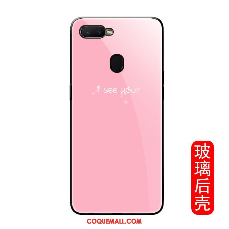 Étui Oppo F9 Personnalité Créatif Silicone, Coque Oppo F9 Tout Compris Rouge