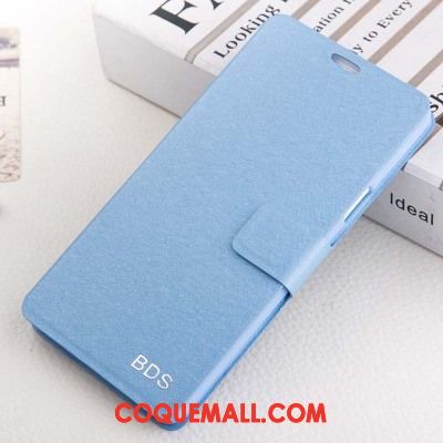 Étui Oppo F9 Protection Bleu Téléphone Portable, Coque Oppo F9 Incassable Étui En Cuir