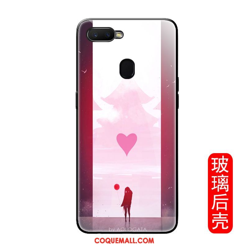 Étui Oppo F9 Starry Amoureux Téléphone Portable Amour, Coque Oppo F9 Starry Personnalité Net Rouge