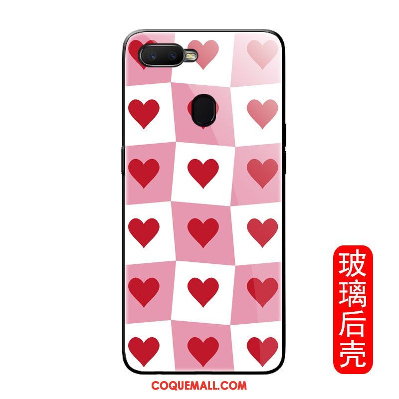 Étui Oppo F9 Starry Amoureux Téléphone Portable Amour, Coque Oppo F9 Starry Personnalité Net Rouge