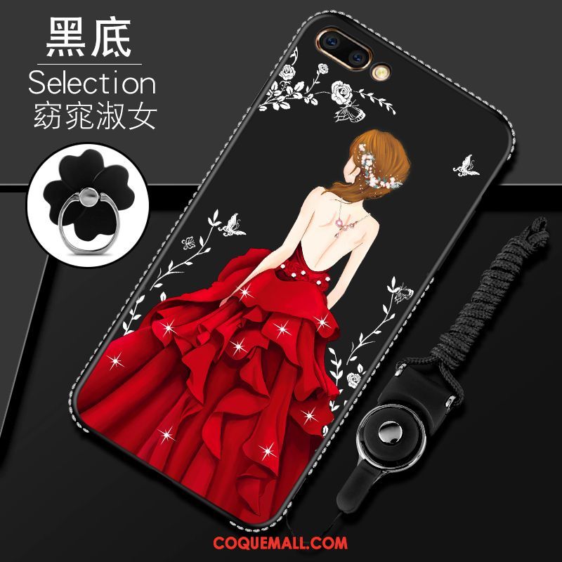Étui Oppo F9 Starry Créatif Protection Téléphone Portable, Coque Oppo F9 Starry Tendance Rouge