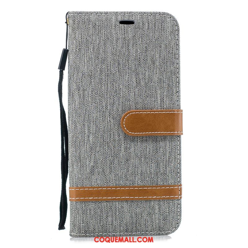 Étui Oppo F9 Starry En Denim Clair Business, Coque Oppo F9 Starry Téléphone Portable Bleu