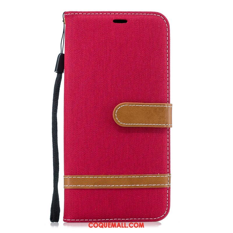 Étui Oppo F9 Starry En Denim Clair Business, Coque Oppo F9 Starry Téléphone Portable Bleu