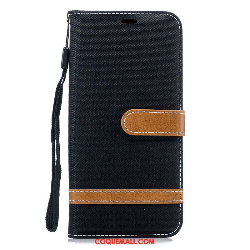 Étui Oppo F9 Starry En Denim Clair Business, Coque Oppo F9 Starry Téléphone Portable Bleu