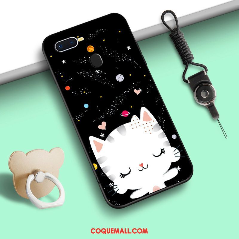 Étui Oppo F9 Starry Fluide Doux Blanc Créatif, Coque Oppo F9 Starry Protection Téléphone Portable