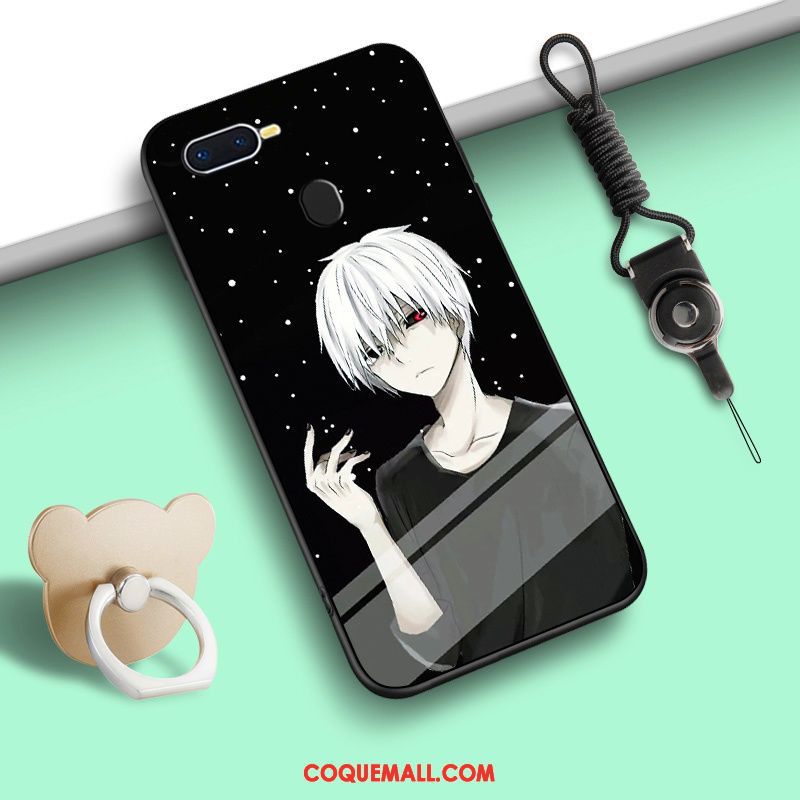 Étui Oppo F9 Starry Fluide Doux Blanc Créatif, Coque Oppo F9 Starry Protection Téléphone Portable