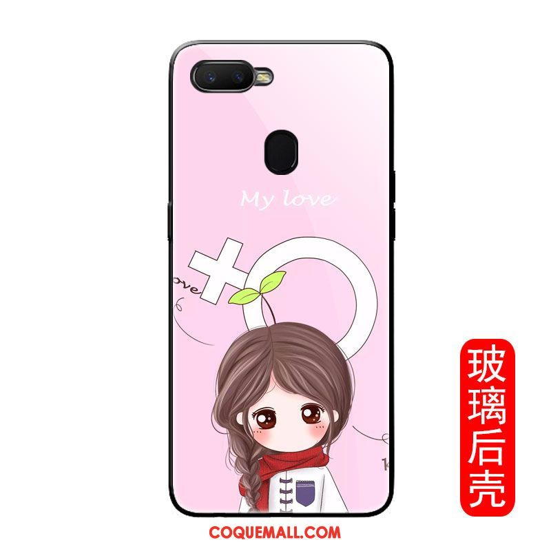 Étui Oppo F9 Starry Jeunesse Incassable Rose, Coque Oppo F9 Starry Tendance Téléphone Portable