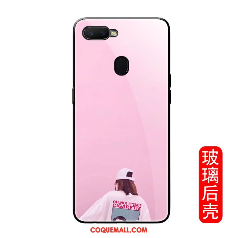 Étui Oppo F9 Starry Marque De Tendance Verre Simple, Coque Oppo F9 Starry Silicone Téléphone Portable