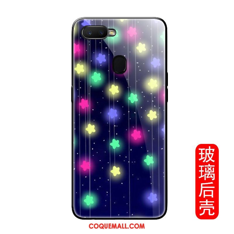 Étui Oppo F9 Starry Personnalité Marque De Tendance Étoile, Coque Oppo F9 Starry Arc En Ciel Verre