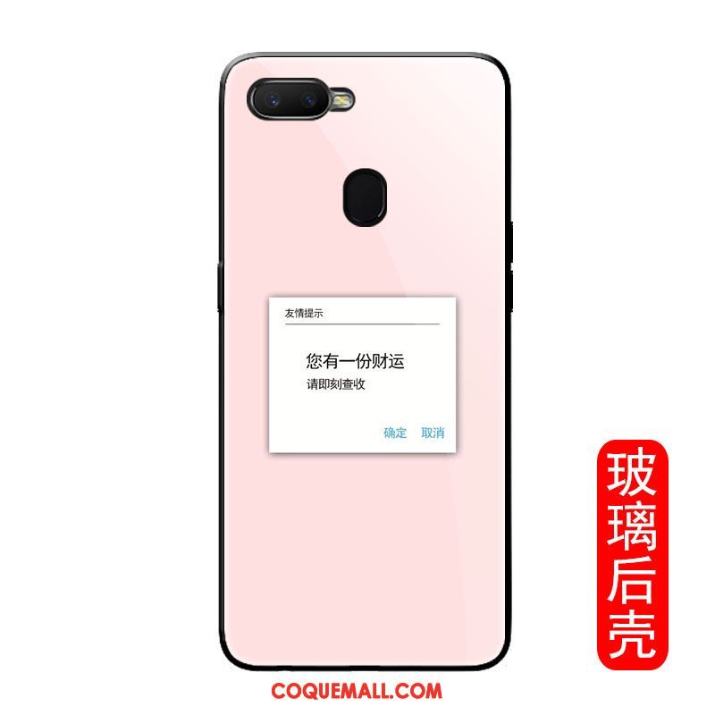 Étui Oppo F9 Starry Personnalité Silicone Verre, Coque Oppo F9 Starry Téléphone Portable Dessin Animé