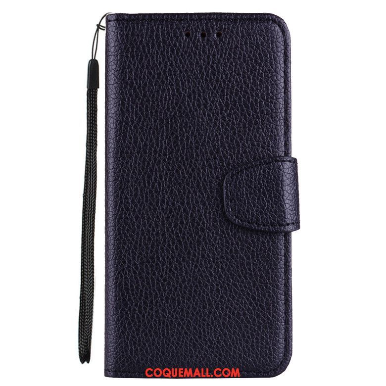 Étui Oppo F9 Starry Tout Compris Étui En Cuir Bleu, Coque Oppo F9 Starry Protection Fluide Doux