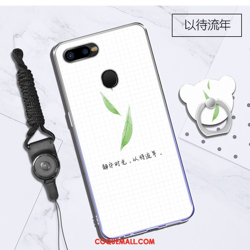 Étui Oppo F9 Starry Téléphone Portable Dessin Animé Anneau, Coque Oppo F9 Starry Incassable Fluide Doux