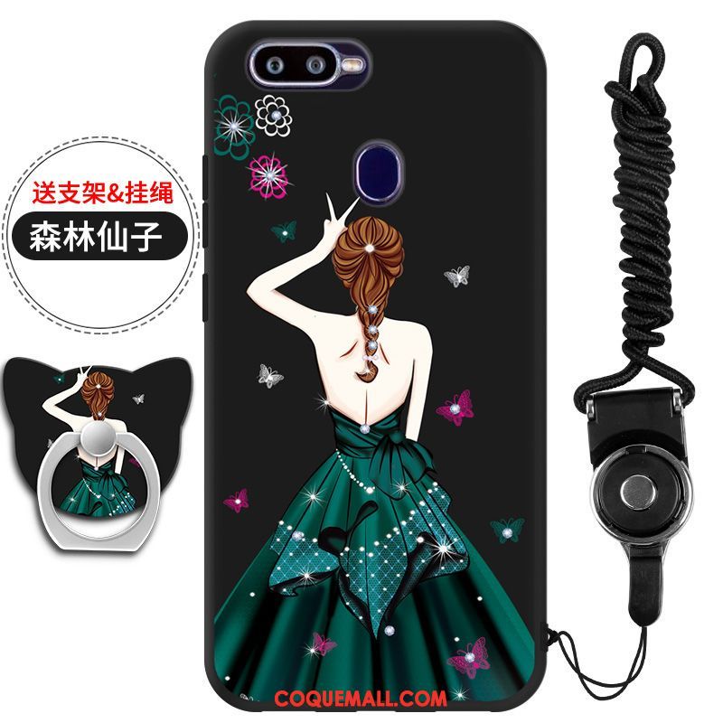 Étui Oppo F9 Starry Téléphone Portable Rouge Ornements Suspendus, Coque Oppo F9 Starry Incassable Fluide Doux