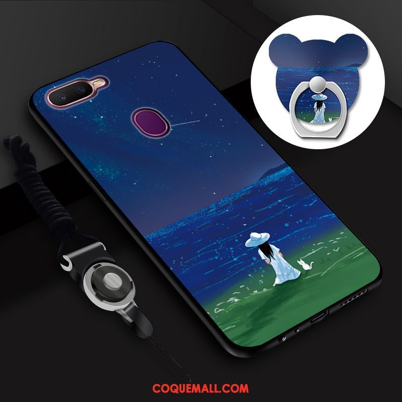 Étui Oppo F9 Starry Téléphone Portable Vent Blanc, Coque Oppo F9 Starry Art Tendance