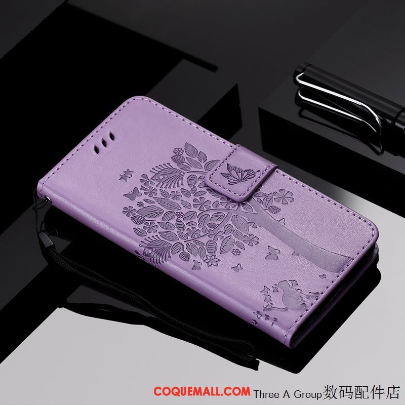 Étui Oppo F9 Starry Étui En Cuir Fluide Doux Clamshell, Coque Oppo F9 Starry Incassable Téléphone Portable