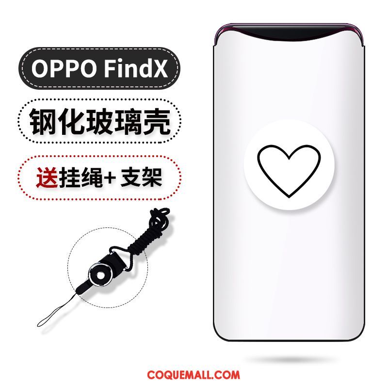 Étui Oppo Find X Ballon Verre Fluide Doux, Coque Oppo Find X Violet Silicone