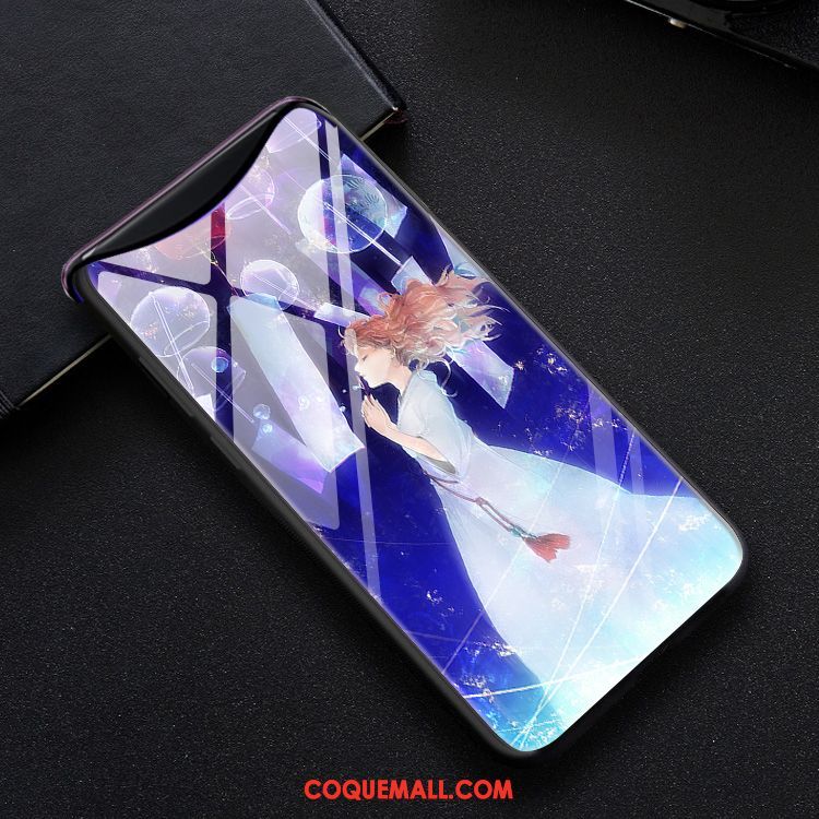 Étui Oppo Find X Mode Protection Verre Trempé, Coque Oppo Find X Vent Jaune