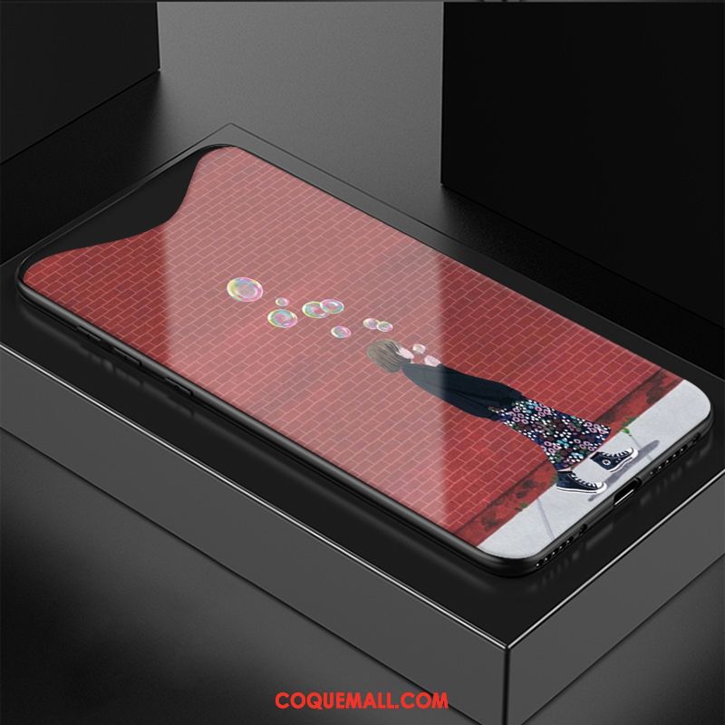 Étui Oppo Find X Rose Téléphone Portable Tout Compris, Coque Oppo Find X Verre Protection