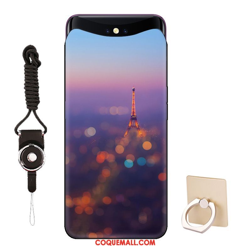 Étui Oppo Find X Silicone Fluide Doux Mode, Coque Oppo Find X Peinture Personnalité