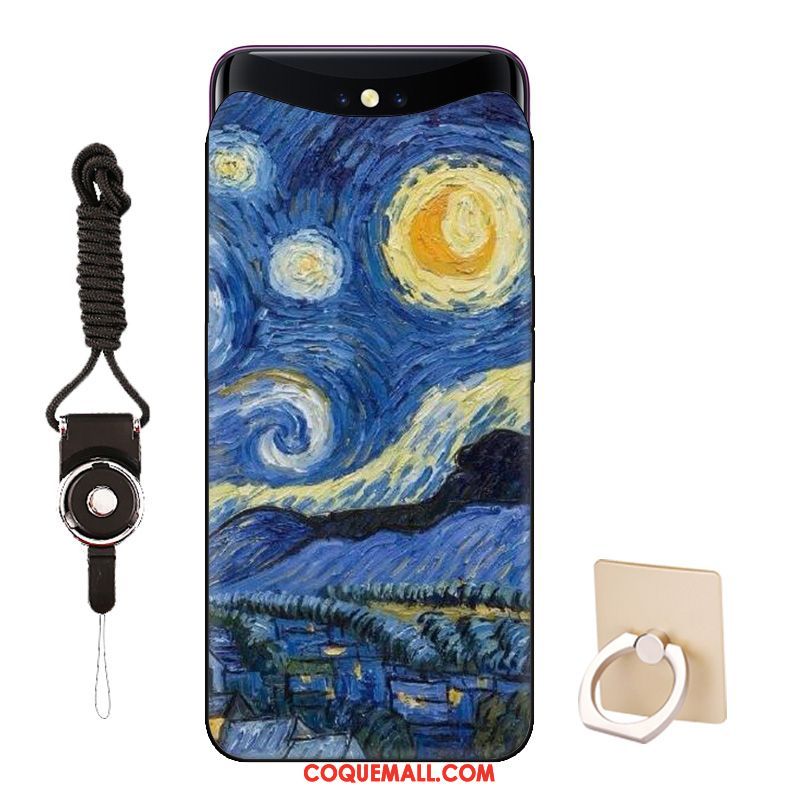 Étui Oppo Find X Silicone Fluide Doux Mode, Coque Oppo Find X Peinture Personnalité