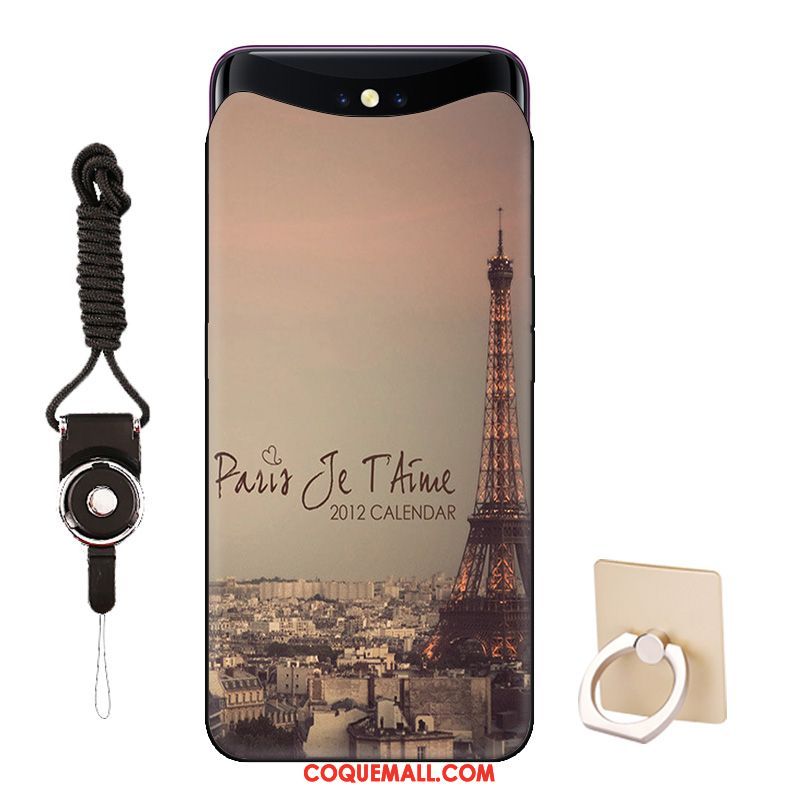 Étui Oppo Find X Silicone Fluide Doux Mode, Coque Oppo Find X Peinture Personnalité