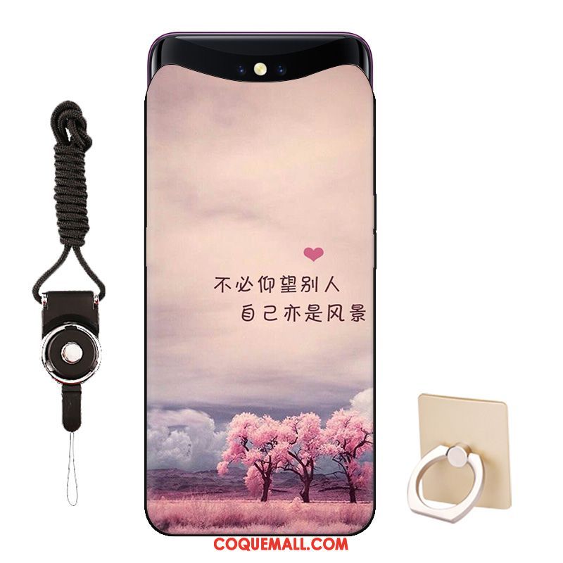 Étui Oppo Find X Silicone Fluide Doux Mode, Coque Oppo Find X Peinture Personnalité