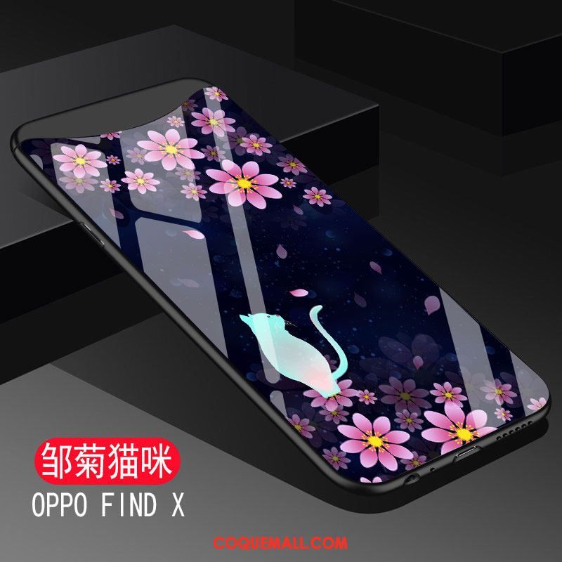 Étui Oppo Find X Silicone Protection Personnalité, Coque Oppo Find X Mode Téléphone Portable